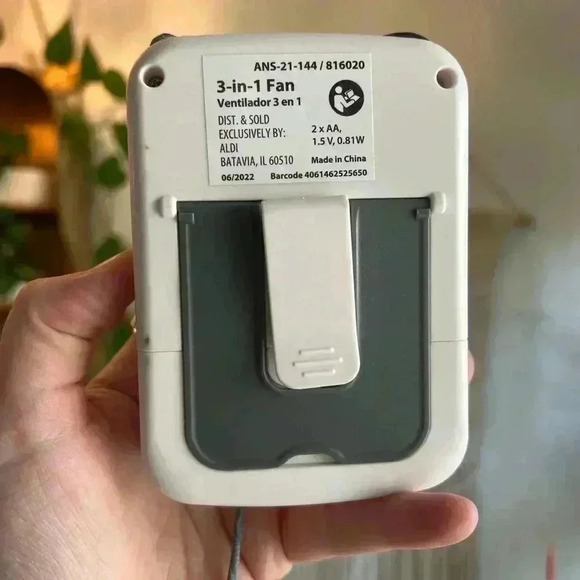 Easy Home 3-in-1 Fan Neck Fan, Hands Free Portable Rechargeable Wearable - Picture 4 of 5